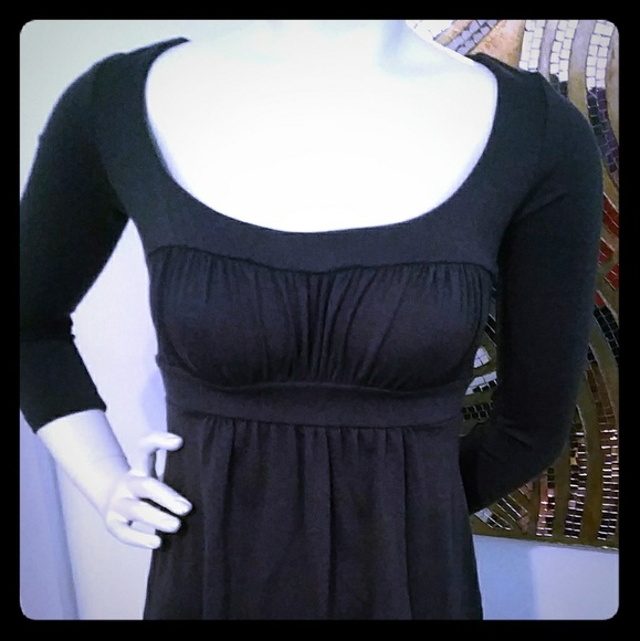 Susana Monaco Charcoal Grey Blouse S Small - Picture 1 of 5